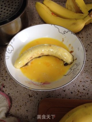 厨房菜鸟零失败甜品-豆沙香蕉的做法步骤：3