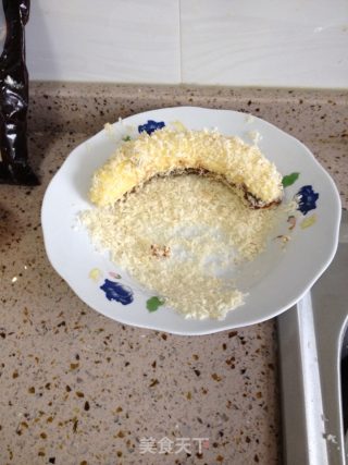厨房菜鸟零失败甜品-豆沙香蕉的做法步骤：4
