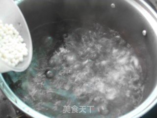 焗烤紫薯西米的做法步骤：2