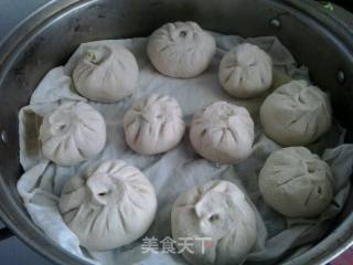 包菜鸡蛋粉丝包子的做法步骤：13
