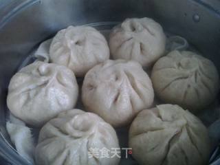 包菜鸡蛋粉丝包子的做法步骤：15