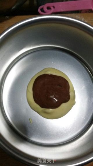 斑马戚风蛋糕的做法步骤：9