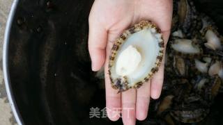 海边人自晒鲍鱼干的做法步骤：2