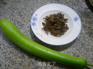 梅干菜炒夜开花的做法步骤：1