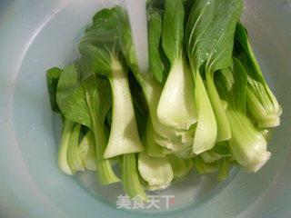 五花肉炒手捏菜的做法步骤：2
