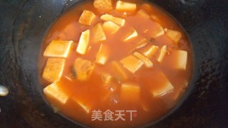 茄汁油菜豆腐的做法步骤：13