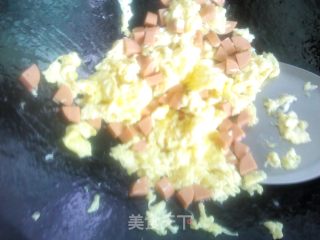 彩色蛋炒饭的做法步骤：9