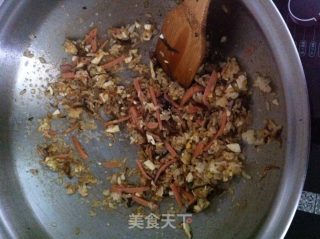 鸭蛋火腿茄汁炒饭的做法步骤：6