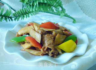 【上班族快手菜】杏鲍菇炒肉的做法步骤：10