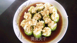 蒜蓉丝瓜的做法步骤：6