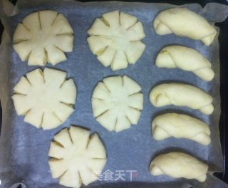 花朵豆沙餐包的做法步骤：7