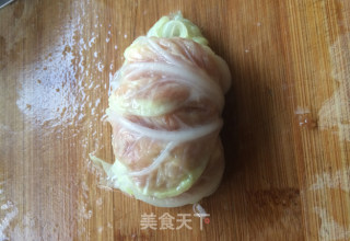 虾包白菜酿---农家菜的做法步骤：7