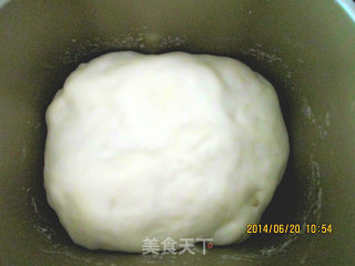 中种果酱土司面包（面包机版）的做法步骤：2