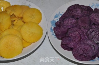 双薯糯米团的做法步骤：1