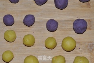 双薯糯米团的做法步骤：6