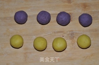 双薯糯米团的做法步骤：9