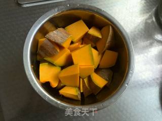 清香南瓜粥的做法步骤：1