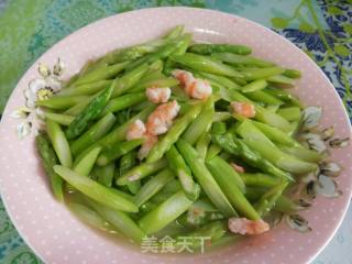 虾仁芦笋的做法步骤：8
