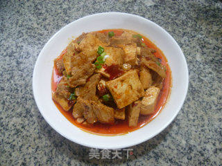 五花肉炒豆腐的做法步骤：15
