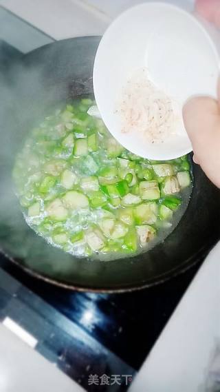 青茄子烧毛豆的做法步骤：7