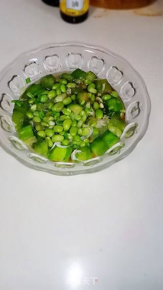 青茄子烧毛豆的做法步骤：9
