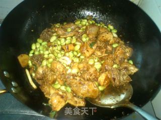 毛豆烧鸡块的做法步骤：6