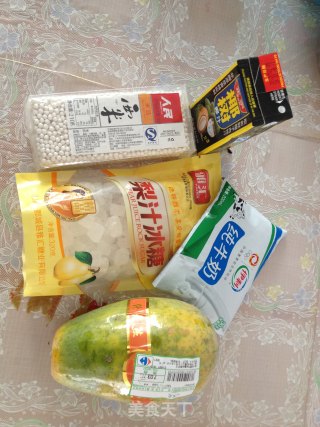 木瓜椰奶西米露的做法步骤：1