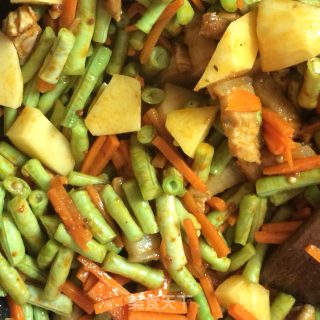 豆角焖饭的做法步骤：6