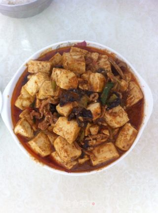 麻婆豆腐的做法步骤：14