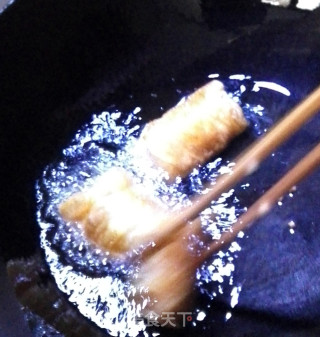 《油条新吃法》油条酿三文鱼的做法步骤：6