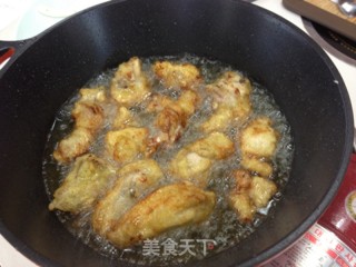 「韩国料理」甜辣炸鸡年糕---跟韩国人学的韩国料理的做法步骤：4