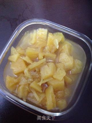 糖水菠萝的做法步骤：4