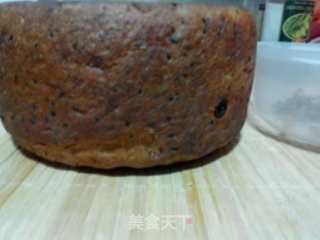 自制电压力锅黑芝麻面包的做法步骤：8