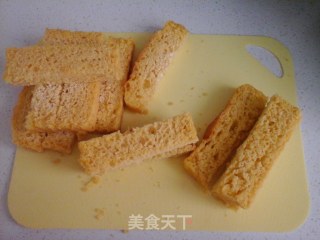 黄油蒜香面包条的做法步骤：1