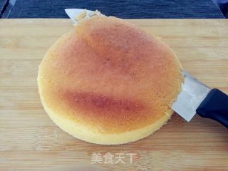芒果酸奶慕斯蛋糕（6寸）的做法步骤：21