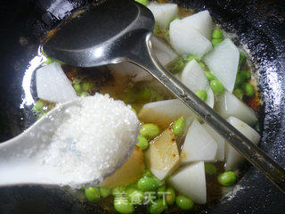 毛豆烧萝卜的做法步骤：9