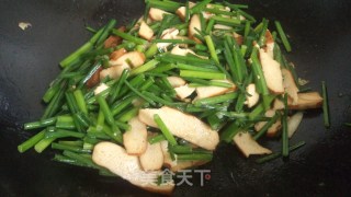 韭菜苔炒香干的做法步骤：7