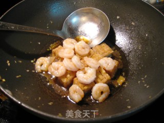 豆腐烩虾仁的做法步骤：7