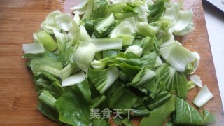 香菇青菜的做法步骤：2