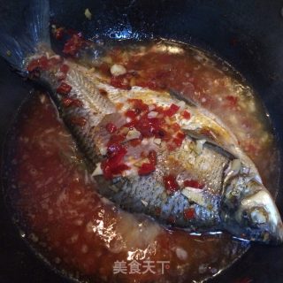 糟辣椒烧武昌鱼的做法步骤：6
