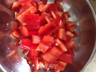 菜丁配肉丁的做法步骤：7