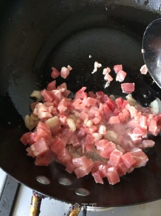 菜丁配肉丁的做法步骤：12