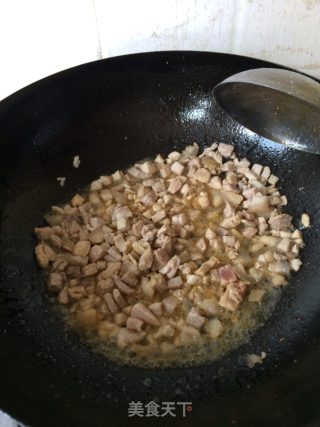 菜丁配肉丁的做法步骤：13