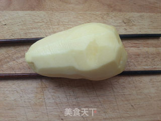 家庭制作黑胡椒粒风琴土豆的做法步骤：2