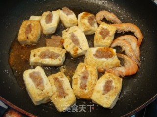 香煎酿水豆腐的做法步骤：5