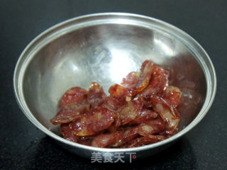 儿菜炒腊肠的做法步骤：5