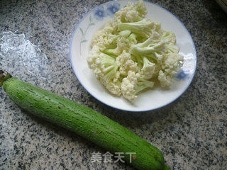 丝瓜花菜的做法步骤：1