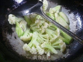 丝瓜花菜的做法步骤：7