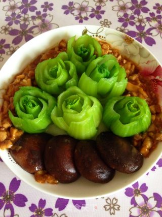 玫瑰油菜花园的做法步骤：9
