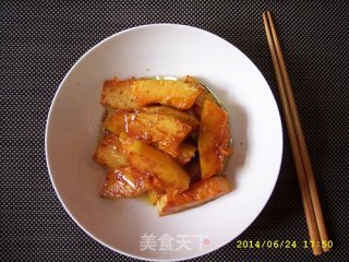 日式煎南瓜的做法步骤：2